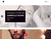 Tablet Screenshot of lapetiteboitenoire.com